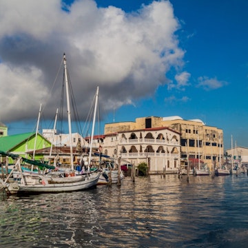 Houses and yachts at a sea coast in Belize City.; Shutterstock ID 722031166; Your name (First / Last): Alicia Johnson; GL account no.: 65050; Netsuite department name: Online Editorial ; Full Product or Project name including edition: Panama