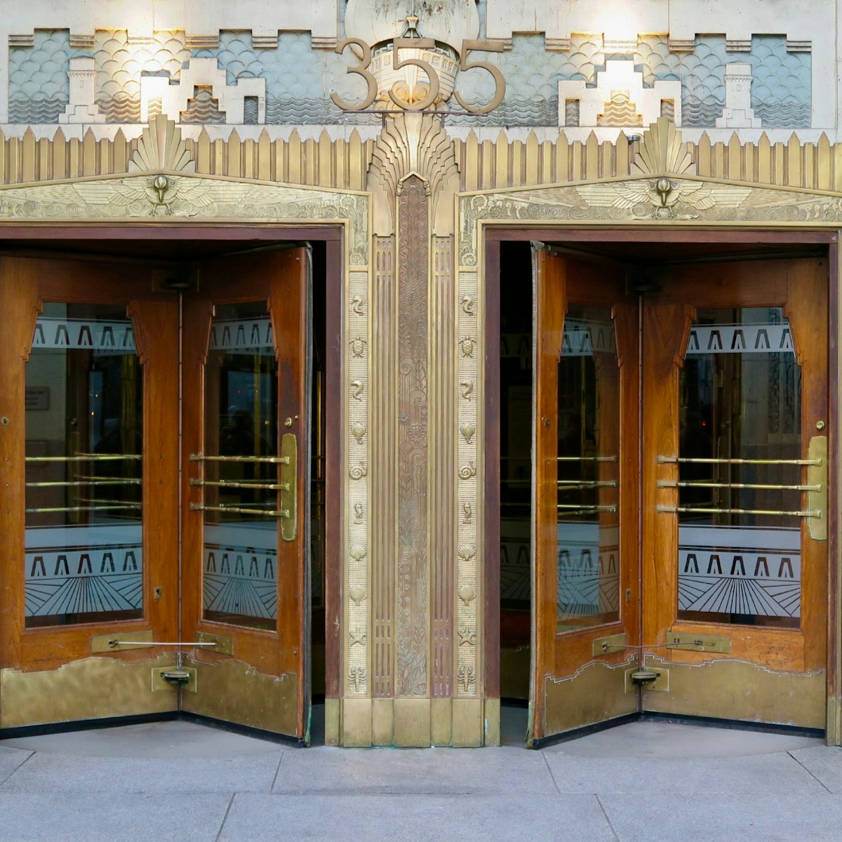 Marine Building entrance