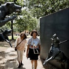 San Francisco Giants chaperones for the Willie Mays Scholars walk through a scuplture that depicts the dogs that were set upon marchers during the Civil Rights Movement, at Kelly Ingram Park in Birmingham, Ala., on Tuesday, June 18, 2024.
2157672484
Willie Mays Scholars on a tour of historic civil rights-era locations.
San Francisco Giants chaperones for the Willie Mays Scholars walk through a sculpture that depicts the dogs that were set upon marchers during the Civil Rights Movement, at Kelly Ingram Park in Birmingham, Ala., on Tuesday, June 18, 2024