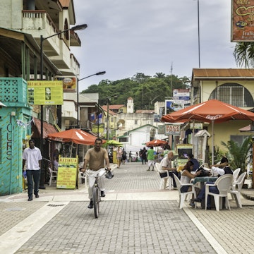 Street in San Ignacio, Cayo District, Belize