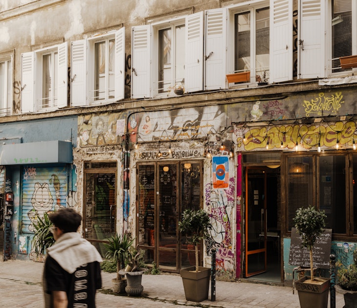 Rue Denoyez. Paris, France.