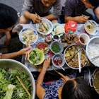 Street food, Ho Chi Minh City (Saigon)
ARCHIVE, Adult, Boy, Child, Eating, Female, Food, Male, Man, Person, Woman
Street food, Ho Chi Minh City (Saigon)