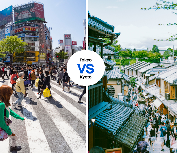 Tokyo Vs Kyoto (original images uploaded to Canto separately with credits and proper metadata)